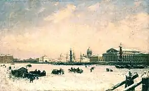 Saint Petersburg in winter (1879)