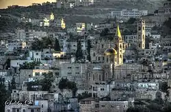 Beit Jala, with Saint Nicholas Church.