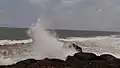 A view of sea shore from Bekal fort