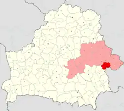 Location of Krasnapolle District