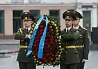 A Wreath laying team provided by the honor guard.