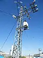 One of the new power lines installed and paid for by the Kingdom of Belgium's Rural Electrification Project: Northern Area West Bank