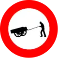 C17: No entry for drivers of hand carts