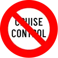 C48: Use of cruise control forbidden