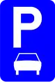 E9b: Parking reserved for motorycles, cars, vans (< 3.5t) and minibusses