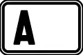 F23b: Number of a motorway