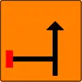 F39: Direction sign (detours)