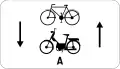 M5: Except bicyclists and mopeds class A (mofas)