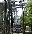 Main lift hill, during construction