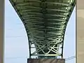 Underneath the Hart Bridge.