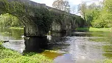 The former viaduct spanning the River Erne.