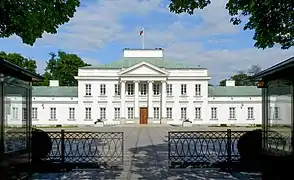 Belvedere Palace in Warsaw (by Jakub Kubicki, 1819-22)