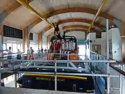 An interior view of the Bembridge boathouse with the Tamar-class Alfred Albert Williams in situ.