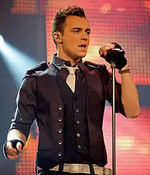 Adams performing in Norway, 2010