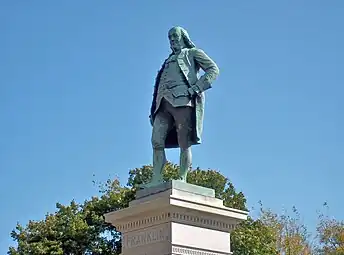 Ben Franklin Monument  Lincoln Park (Chicago)