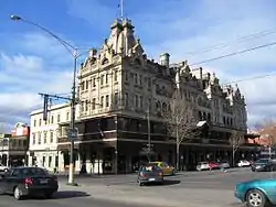 Shamrock Hotel, Bendigo, 1897. Designed by Phillip Kennedy