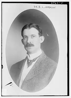 Benjamin Lafayette Jefferson circa 1913-1915