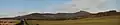 Bennachie viewed from the South, with the peak of Mither Tap to the right.