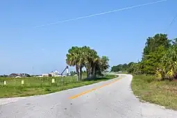 Benson Junction viewed from the intersection of Benson Junction Road and Shell Road