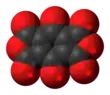 Benzoquinonetetracarboxylic dianhydride molecule