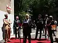 Unveiling of the Piazza Occhialini (Occhialini Square) sign, 22 June 2009, Milan, Italy