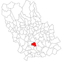 Location in Prahova County