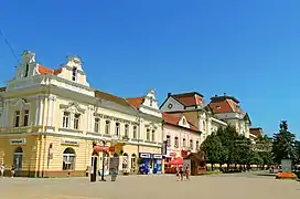 Berehove - a small town in Western Ukraine