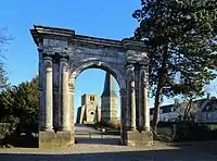 The Marble Gate, main gate of the former St Winnoc abbey.