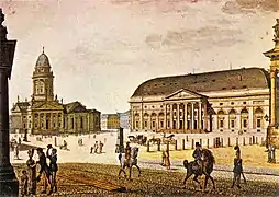 Royal National Theater at Gendarmenmarkt, Berlin (1800)