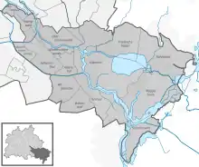 District map of Treptow-Köpenick