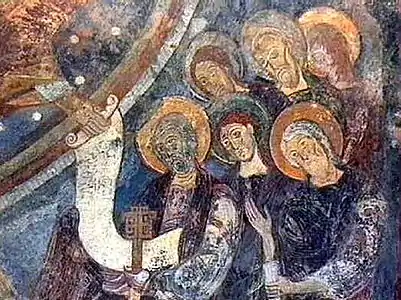 Detail of apostles from Chapel of the Monks of Berzé-la-Ville (about 1100)