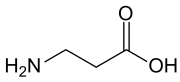 β-alanine: an amino acid produced by aspartate 1-decarboxylase and a precursor to coenzyme A and the peptides carnosine and anserine.