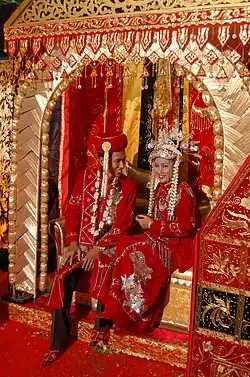 Betawi bride and groom, 2008.