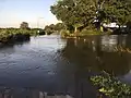 Street flooded by the Maas (July 2021)