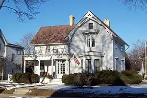 Beulah Brinton House, now used by Bay View Historical Society