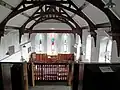 Interior of St Cuthbert's church, Bewcastle, Cumbria.