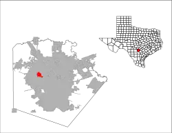 Location of Leon Valley, Texas