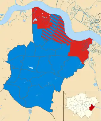 Bexley 2006 results map