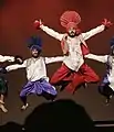 Bhangra dancers