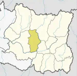 Location of Bhojpur district