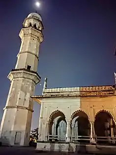 Minaret of the mosque near the tomb