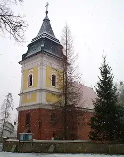 Holy Cross church in Bieganowo