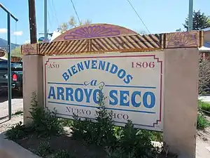 Welcome sign, 2011