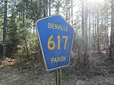 Marker for Bienville Parish Road 617