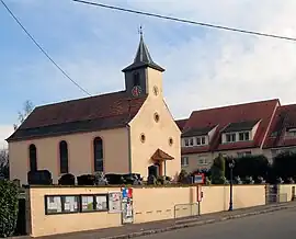 The Protestant church in Bietlenheim