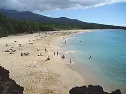 Makena State Park, "Big Beach" side