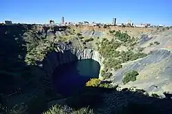 City centre seen over the Big Hole