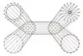 Decomposition of the Biggs–Smith graph into 6 sets of size 17.