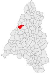 Location in Bihor County