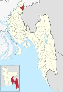 Location of Bijoynagar